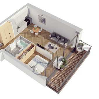 3D Planai Vilnius NT 3D vizualizacijos nuotrauka 5