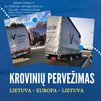 Lietuva - Anglija - Lietuva
Tarptautiniai perkraustymai !
Krovinių Pervežimas !
Skubių Krovinių Pervežimas !
Perkraustome butų, namų, biurų baldus, buitinę techniką, nestandartiniai kroviniai ! Kaunas Krovinių Pervežimas nuotrauka 5 Dalinių krovinių pervežimas Lietuva - Anglija Kaunas Krovinių Pervežimas nuotrauka 5