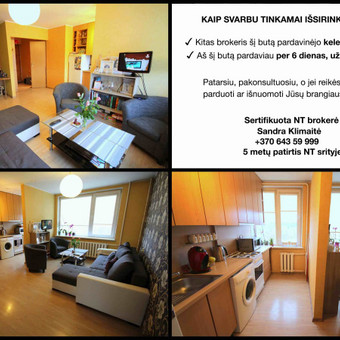 Pagalba parduodant būstą Kaunas Sandra Grikšelė nuotrauka 7