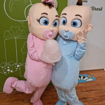 Komanda dirba Lietuvoje: nuspalvina BabyShower vakarėlį, vykdo svečių pasitikimą šventės metu, vykdo dovanų įteikimus bei įgyvendina jūsų idėjas Kaunas kreizi svente nuotrauka 12 Berniuko ir mergaitės pasirodymas Jūsų šventėje Kaunas kreizi svente nuotrauka 12