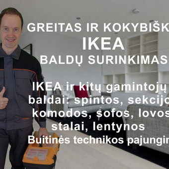IKEA baldų surinkimas Vilnius Meistras Tomas nuotrauka 11