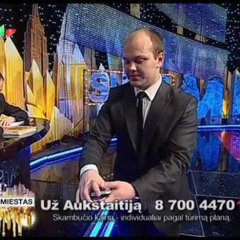 Magija Iš Arti Vilnius Iliuzionistas Tomas Šimkus nuotrauka 4