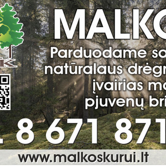 Sausos skaldytos malkos Klaipėdos rajonas Vitalijus nuotrauka 6