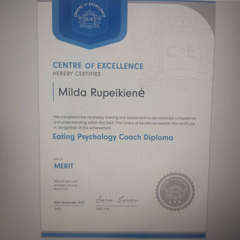 Individualus psichologinės mitybos koučinga Klaipėda MILDA RUPEIKIENĖ nuotrauka 7