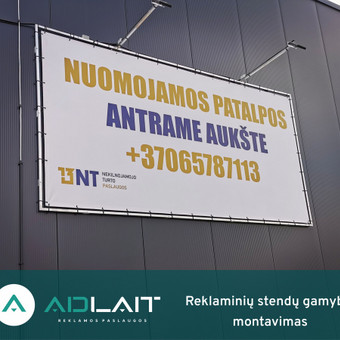 Turite idėją reklaminiam stendui? Pastatomas, įbetonuojamas į žemę, pakabinamas? Su vidaus apšvietimu ar išoriniu? Visus variantus padėsime įgyvendinti. Kaunas ADLAIT reklama nuotrauka 5 Reklaminių stendų gamyba, montavimas. Kaunas ADLAIT reklama nuotrauka 5