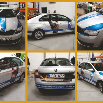 Komerciniu automobiliu apklijavimas imones atributika, kontaktine informacija, dar vienas budas, kaip tinkamai reprezentuoti imone. Kaunas ADLAIT reklama nuotrauka 7 Reklama ant transporto Kaunas ADLAIT reklama nuotrauka 7