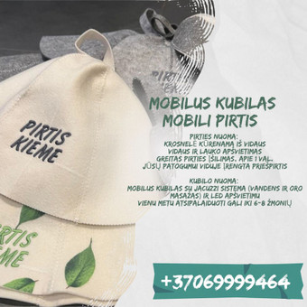Nuomojama nauja mobili pirtis Alytus Mobili pirtis! Mobilus Kubilas! nuotrauka 1 Nuomojama nauja mobili pirtis Alytus Mobili pirtis! Mobilus Kubilas! nuotrauka 1