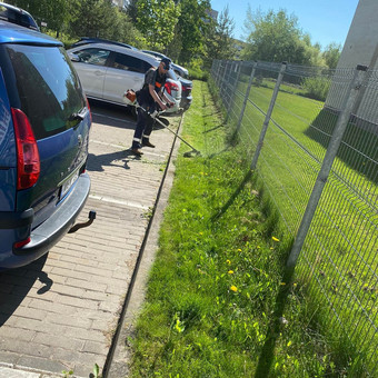 Žolės pjovimas Vilnius ŠVAROS INVAZIJA nuotrauka 11