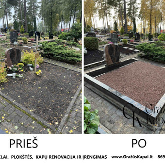 Kapavietės užpylimas skaldele Vilnius Edvinas Genutis nuotrauka 6