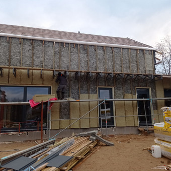 Medinis karkasas+ medinis pakalimas Vilnius Rooftas nuotrauka 7 Stogo pakalimas Vilnius Rooftas nuotrauka 7