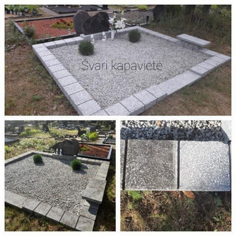 Kapavietės renovacija, restauravimas Kaunas Kauno kapų priežiūra / Aistė Astašauskaitė nuotrauka 2
