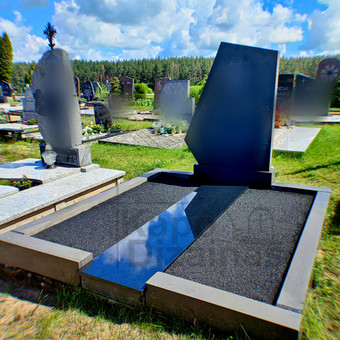 Kapavietės dekoravimas dekoratyvine skalda Alytus MB KADIZ Granito gaminiai nuotrauka 7