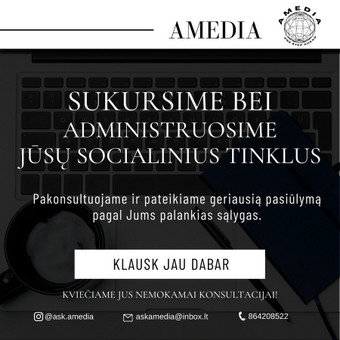 Kuriame ir administruojame socialinius tinklus pagal šiuo metu vyraujančias tendencijas bei pasirūpiname šiuolaikišku turiniu: montuojame video, kuriame reels, story, vizualus bei tekstus. Kaunas Socialinių tinklų marketingas nuotrauka 1 Socialinių tinklų kūrimas ir administravimas Kaunas Socialinių tinklų marketingas nuotrauka 1