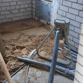 Smėlio nukasimas, lyginimas. Vilnius MB Grindista nuotrauka 4