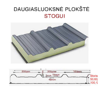 Daugiasluoksnės plokštės ( Sandwich) Prienų rajonas Prienų skarda nuotrauka 4