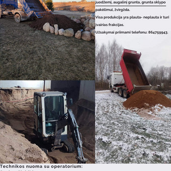 Smelis,gruntas,žvyras ir t,t Vilnius Erikas nuotrauka 9 Birių krovinių pervežimas Vilnius Erikas nuotrauka 9