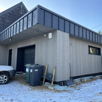 Ventiliuojamo fasado įrengimas Vilnius Wood House nuotrauka 7
