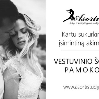 Vestuvinio šokio pastatymas, pamokos Vilnius Šokio ir sveikatingumo studija ASORTI nuotrauka 3