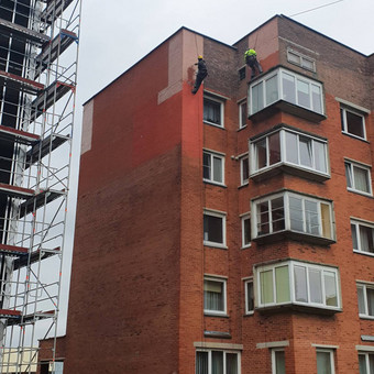 Tvarkome ištrūpėjusias plytas, plytinių namų fasadų. Klaipėda Ramūnas Zakarevičius nuotrauka 7 Plytinio namo fasado remontas Klaipėda Ramūnas Zakarevičius nuotrauka 7
