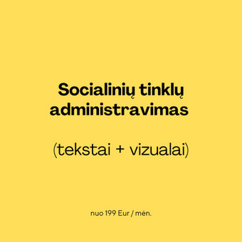 Socialinių tinklų administravimas Vilnius Eglė Labukaitė nuotrauka 9