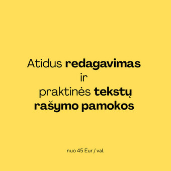 Redagavimas ir individualios rašymo paslaugos Vilnius Eglė Labukaitė nuotrauka 12