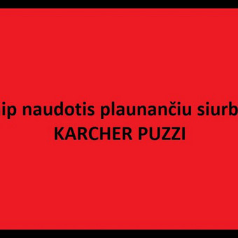 Plaunamo siurblio nuoma Panevėžys AutoVinta / PanRenta nuotrauka 3