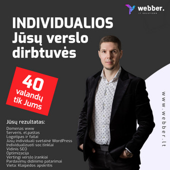 Dirbtuvės – Jūsų verslo pradžiai Klaipėda Webber. nuotrauka 5