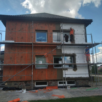 Fasado armavimas Klaipėda Šilti sprendimai nuotrauka 8