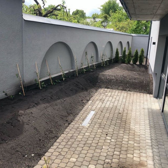 Korio dėjimas Kaunas Eirimas nuotrauka 2 Šlaitų tvirtinimas ir apželdinimas Kaunas Eirimas nuotrauka 2