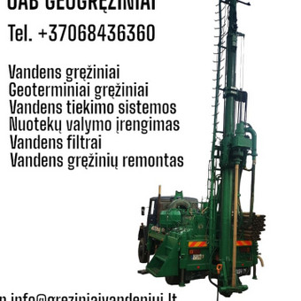 Vandens gręžiniai Vilnius UAB "Geogręžiniai" nuotrauka 6