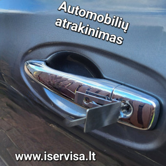 Avarinis automobilių atrakinimas Vilnius Į servisą nuotrauka 3