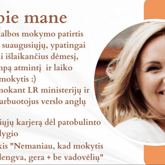 Privačios anglų kalbos pamokos Vilnius MB "Aster" language school nuotrauka 2