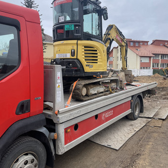 Statybinės technikos pervežimas Kaunas Dainius Rarivanas nuotrauka 8