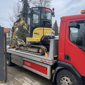 Statybinės technikos pervežimas Kaunas Dainius Rarivanas nuotrauka 8