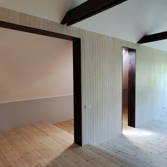 Senų pastatų renovacija Panevėžys Medžio sprendimai nuotrauka 14