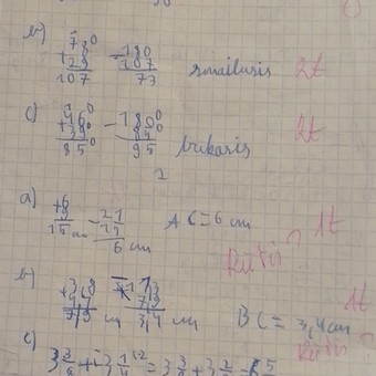 5-8 klasių konkrečių matematikos spragų šalinimas Elektrėnų sav. Audra nuotrauka 5