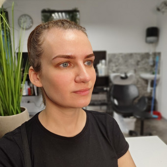 Antakių korekcija ir dažymas Vilnius Indrė Paulina nuotrauka 13
