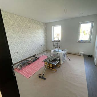 Tapetų klijavimas Šiauliai Vidaus apdaila nuotrauka 8