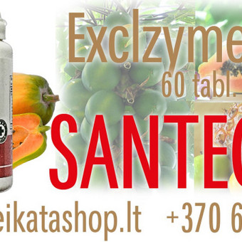 Exclzyme EN 60 tabl - maisto papildas SANTEGRA Klaipėda Alla Nekrasova nuotrauka 28