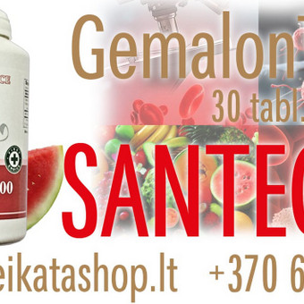 Gemalon™ 500 30 tabl - maisto papildas SANTEGRA Klaipėda Alla Nekrasova nuotrauka 25