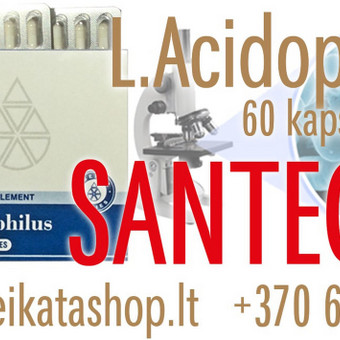 L.Acidophilus 60 kaps SANTEGRA Klaipėda Alla Nekrasova nuotrauka 16