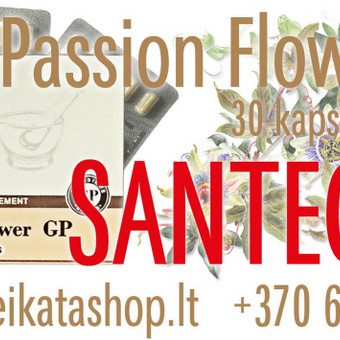 Passion Flower GP 30 kaps SANTEGRA Klaipėda Alla Nekrasova nuotrauka 22