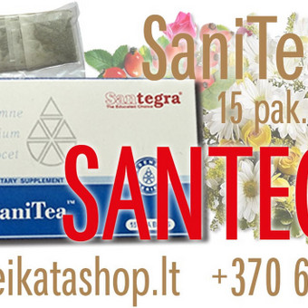 SaniTea 15 pak - maisto papildas SANTEGRA Klaipėda Alla Nekrasova nuotrauka 40