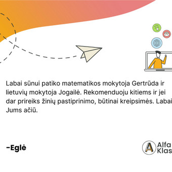 Korepetitorių konsultacijos 12-okams, kurie ruošiasi viešajam kalbėjimui. Vilnius Alfa Klasė nuotrauka 6 Pagalba ruošiantis 12-okų viešajam kalbėjimui Vilnius Alfa Klasė nuotrauka 6