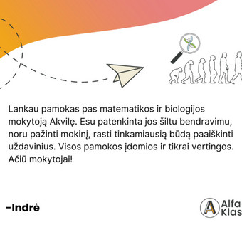Virtualios pamokos vyksta lankstesniu grafiku. Jos padeda išvengti logistikos problemų, nes į pamoką galima prisijungti iš bet kur. Vilnius Alfa Klasė nuotrauka 4 Papildomas biologijos mokymas nuotoliniu būdu Vilnius Alfa Klasė nuotrauka 4