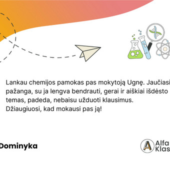 Gamtoje vykstančius procesus pamokose pristatome vizualiai ir šį suvokimą papildome interaktyviomis užduotimis. Vilnius Alfa Klasė nuotrauka 3 Pagalba sprendžiant chemijos užduotis Vilnius Alfa Klasė nuotrauka 3