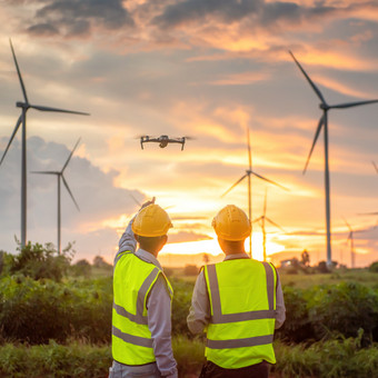 Vėjo jėgainių sparnuočių inspekcija Šiauliai GetDrone nuotrauka 4