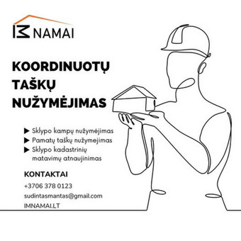 Koordinuotų taškų nužymėjimas Klaipėda MB "IM GEO" nuotrauka 12
