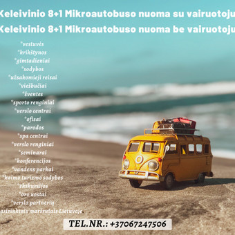 Keleivinio 8+1 Mikroautobuso nuoma su vairuotoju Alytus Mikroautobusų nuoma nuotrauka 2