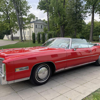 1975 Cadillac Eldorado Cabrio nuoma Kaunas Retro Ride nuotrauka 1